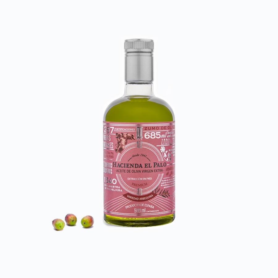 aceite de oliva hacienda el palo arbequina